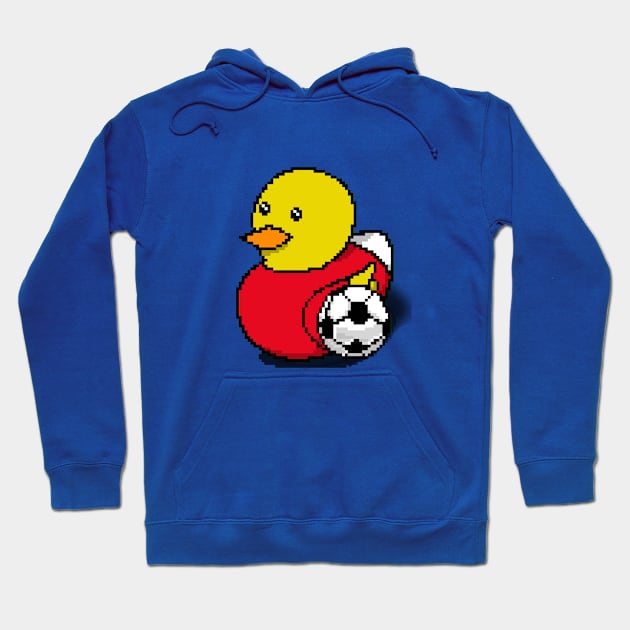 Duckys a footballer Hoodie by pixelzart